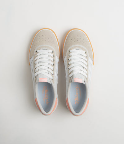 Adidas Lucas Premiere Shoes in FTWR White and Crystal White / Haze Coral