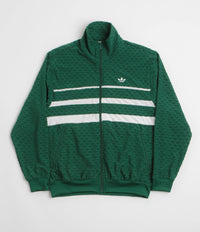 Adidas Monogram Track Jacket in Collegiate Green