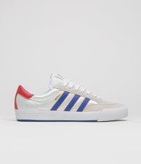 Adidas Nora Shoes in FTWR White and Team Royal Blue / Better Scarlet
