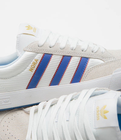 Adidas Nora Shoes - FTWR White / Team Royal Blue / Better Scarlet