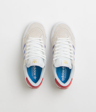 Adidas Nora Shoes - FTWR White / Team Royal Blue / Better Scarlet