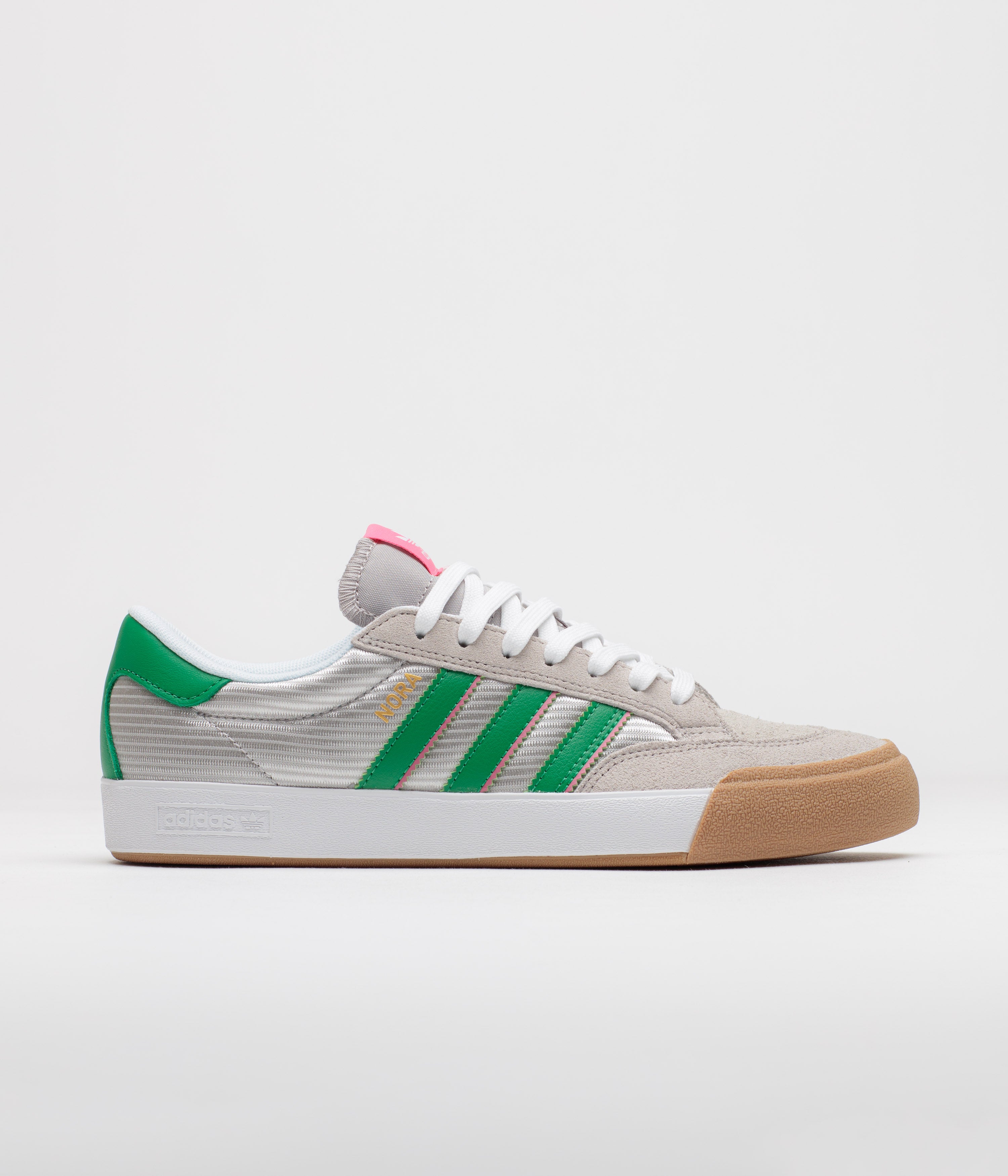 Adidas Nora Shoes - Grey One / Green / Pink Fusion