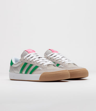 Adidas Nora Shoes in Grey One and Green / Pink Fusion