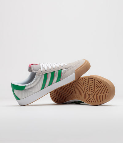 Adidas Nora Shoes in Grey One and Green / Pink Fusion