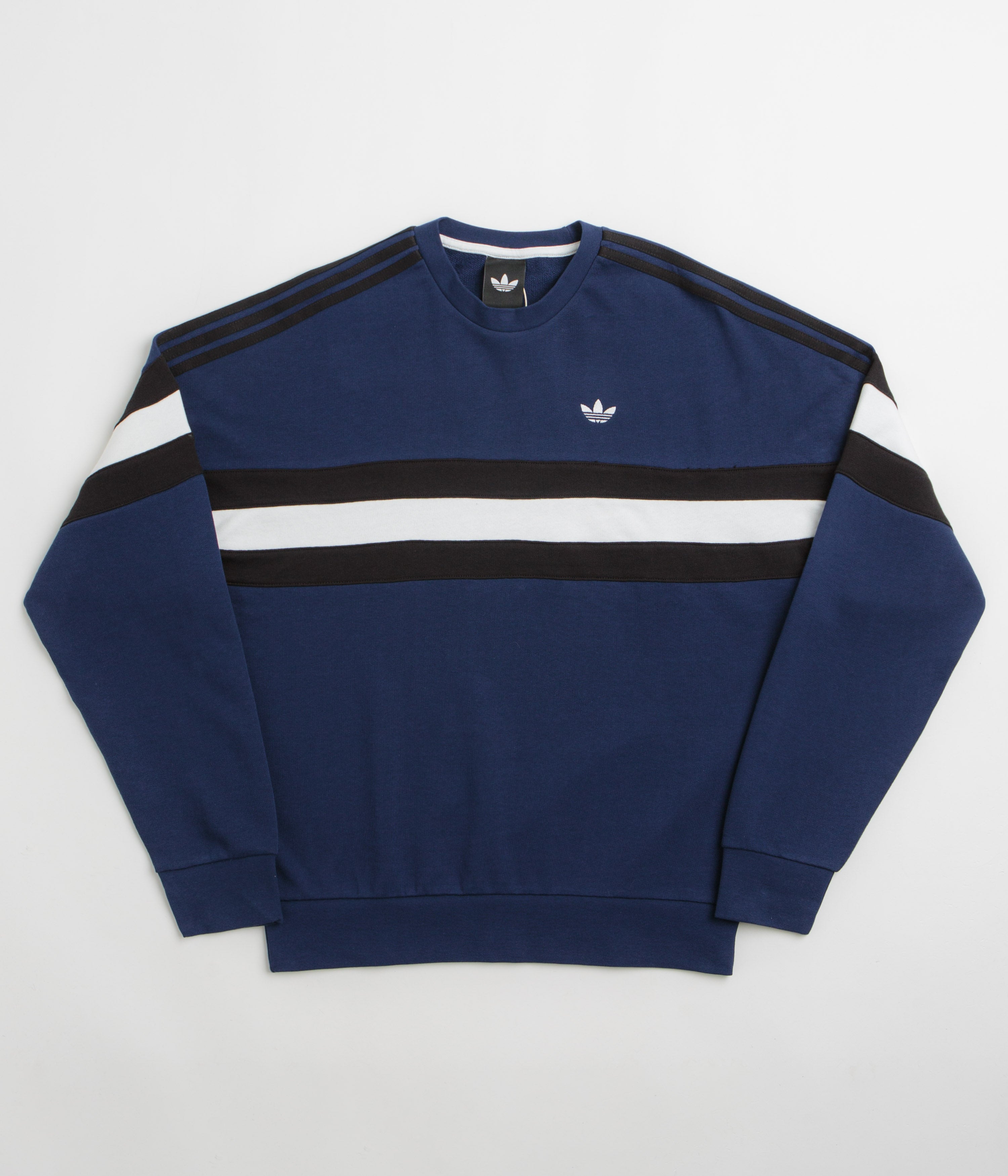 Adidas OG Crewneck Sweatshirt - Dark Blue / Black / White