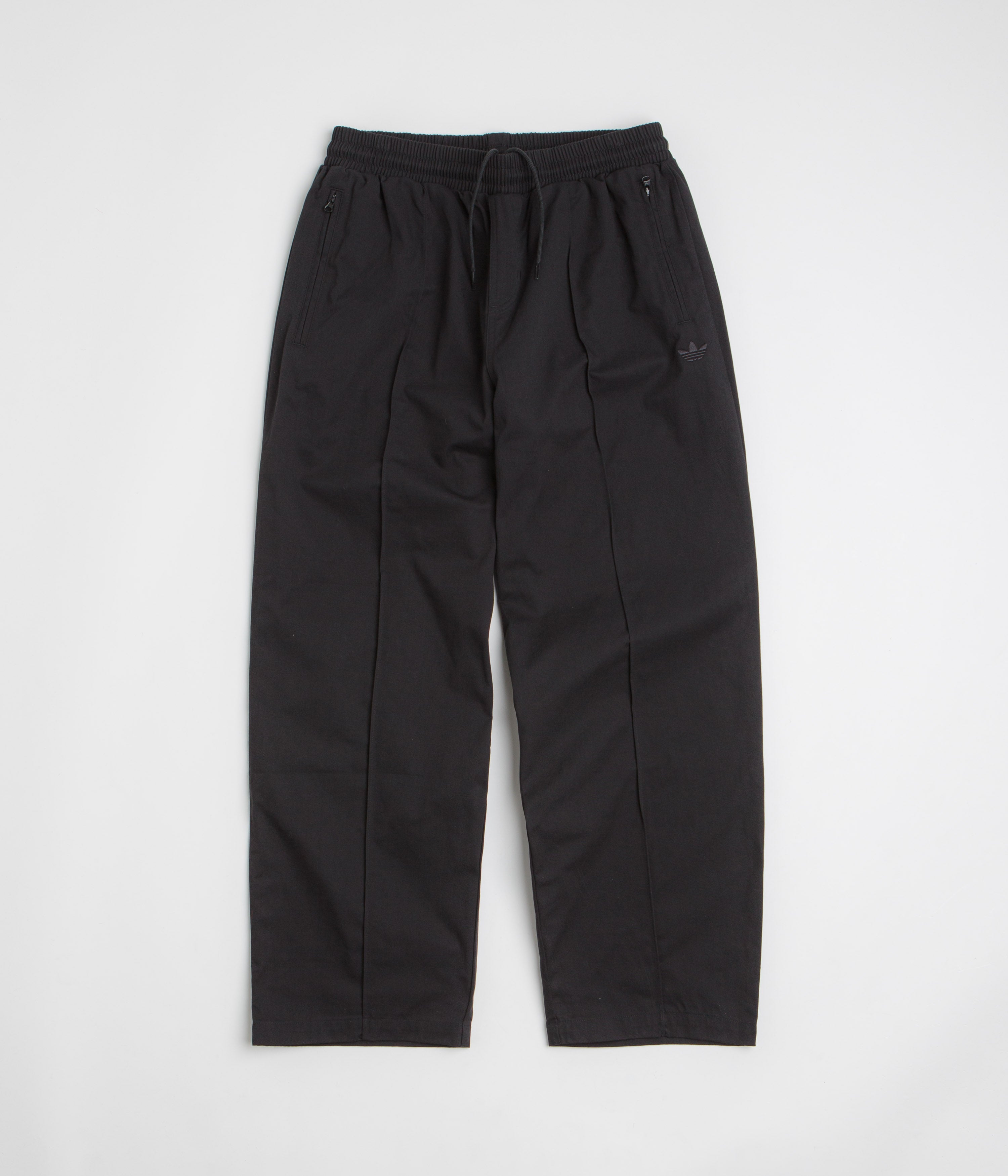 Adidas Pintuck Pants in Black and Black / Black