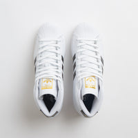 Adidas Pro Model ADV Shoes in FTWR White and Core Black / Gold Metallic thumbnail