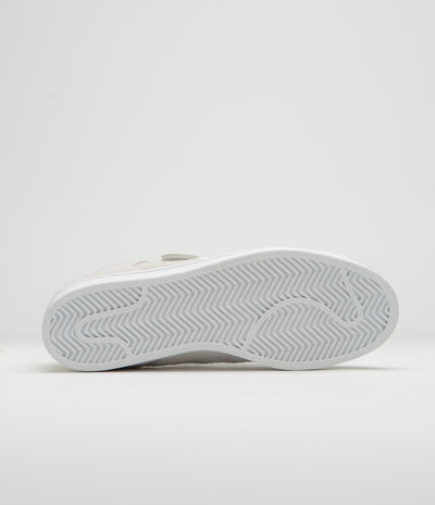 Adidas Pro Shell ADV Shoes in Crystal White and FTWR White / Team Royal Blue
