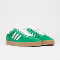 Adidas Puig Indoor Shoes in Green and FTWR White / Gum4 thumbnail