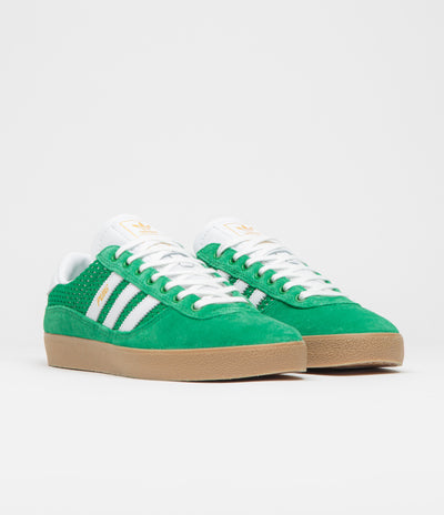 Adidas Puig Indoor Shoes in Green and FTWR White / Gum4