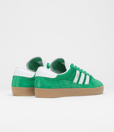 Adidas Puig Indoor Shoes in Green and FTWR White / Gum4