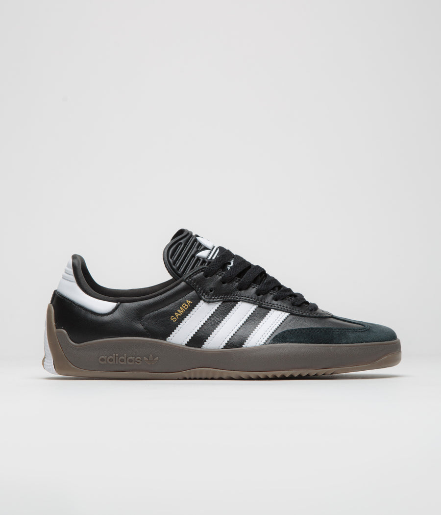 Adidas Puig Samba Shoes in Core Black and FTWR White / Gum