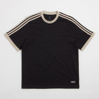 Adidas Ringer T-Shirt - Black / Khaki Three thumbnail