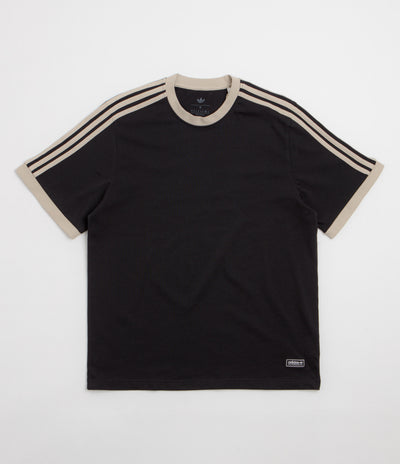 Adidas Ringer T-Shirt - Black / Khaki Three