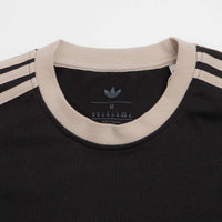Adidas Ringer T-Shirt - Black / Khaki Three thumbnail