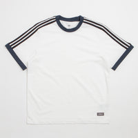 Adidas Ringer T-Shirt - White / Aurora Ink thumbnail