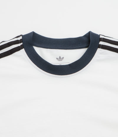 Adidas Ringer T-Shirt - White / Aurora Ink