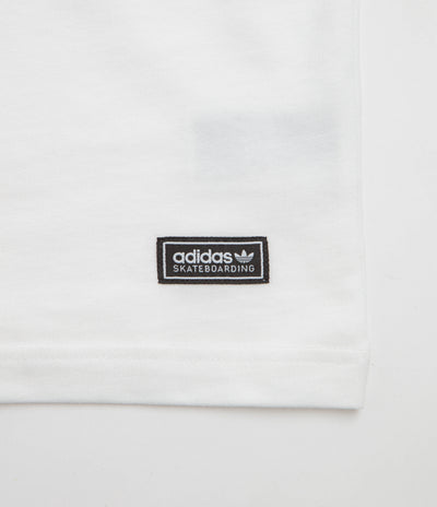 Adidas Ringer T-Shirt - White / Aurora Ink