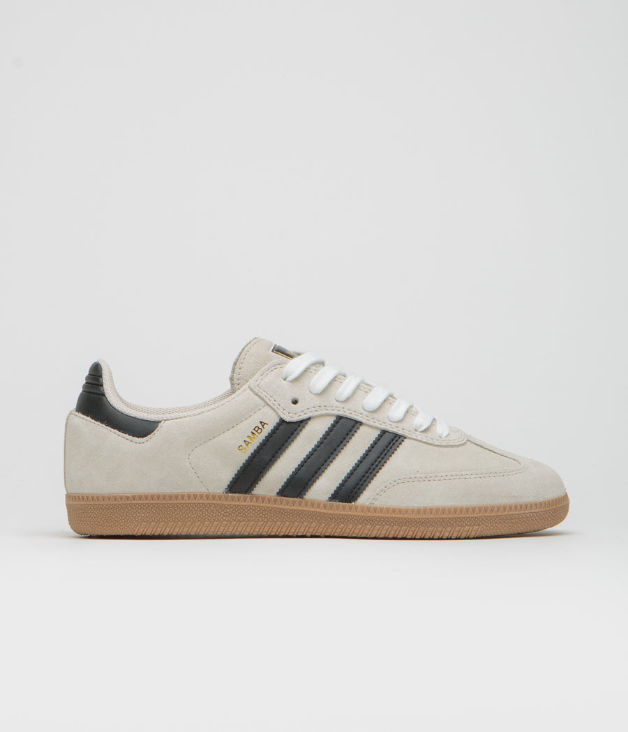 Adidas Samba ADV Shoes in Alumina and Core Black / Gum4