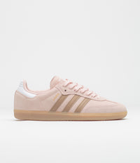 Adidas Samba ADV Shoes in Blush Pink and Cardboard / Gum4