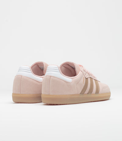 Adidas Samba ADV Shoes - Blush Pink / Cardboard / Gum4