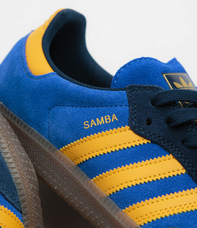 Adidas Samba ADV Shoes - Collegiate Navy / Preloved Yellow / Team Royal Blue
