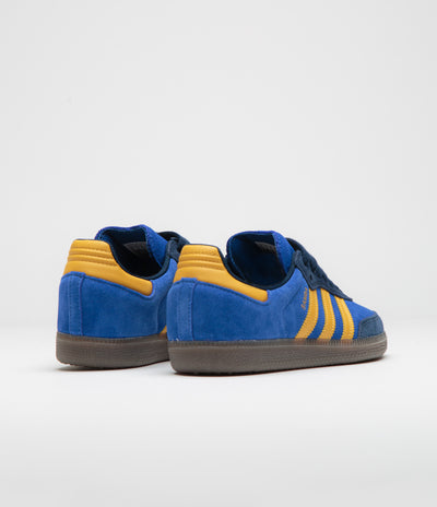 Adidas Samba ADV Shoes - Collegiate Navy / Preloved Yellow / Team Royal Blue