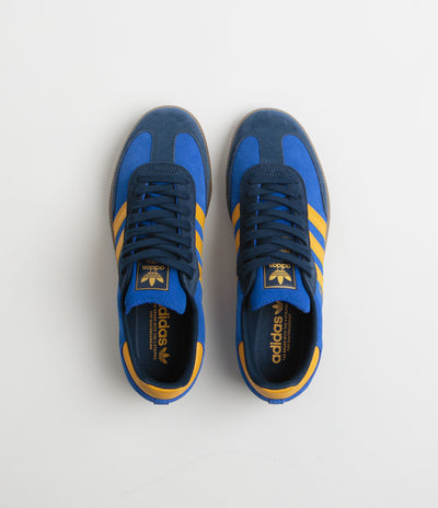 Adidas Samba ADV Shoes - Collegiate Navy / Preloved Yellow / Team Royal Blue