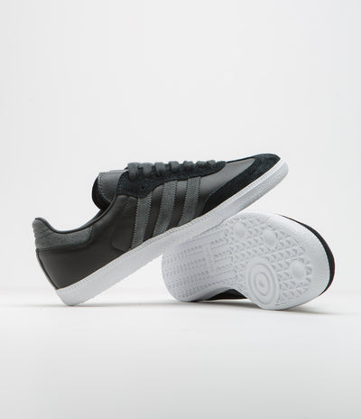 Adidas Samba ADV Shoes - Core Black / Carbon / Silver Metallic
