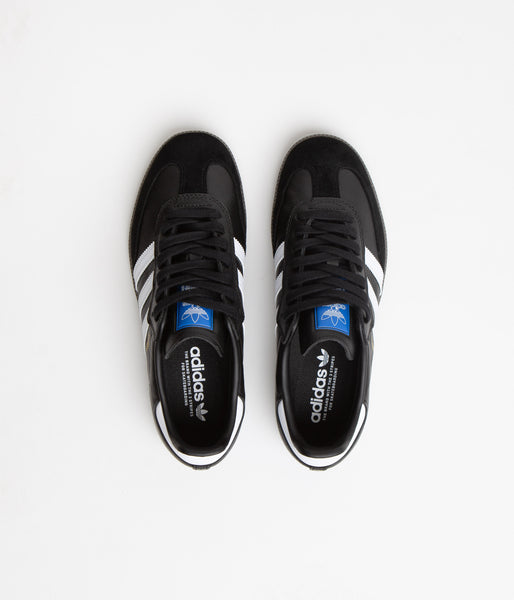 Adidas Samba Adv Shoes - Core Black / FTWR White / Gold Metallic