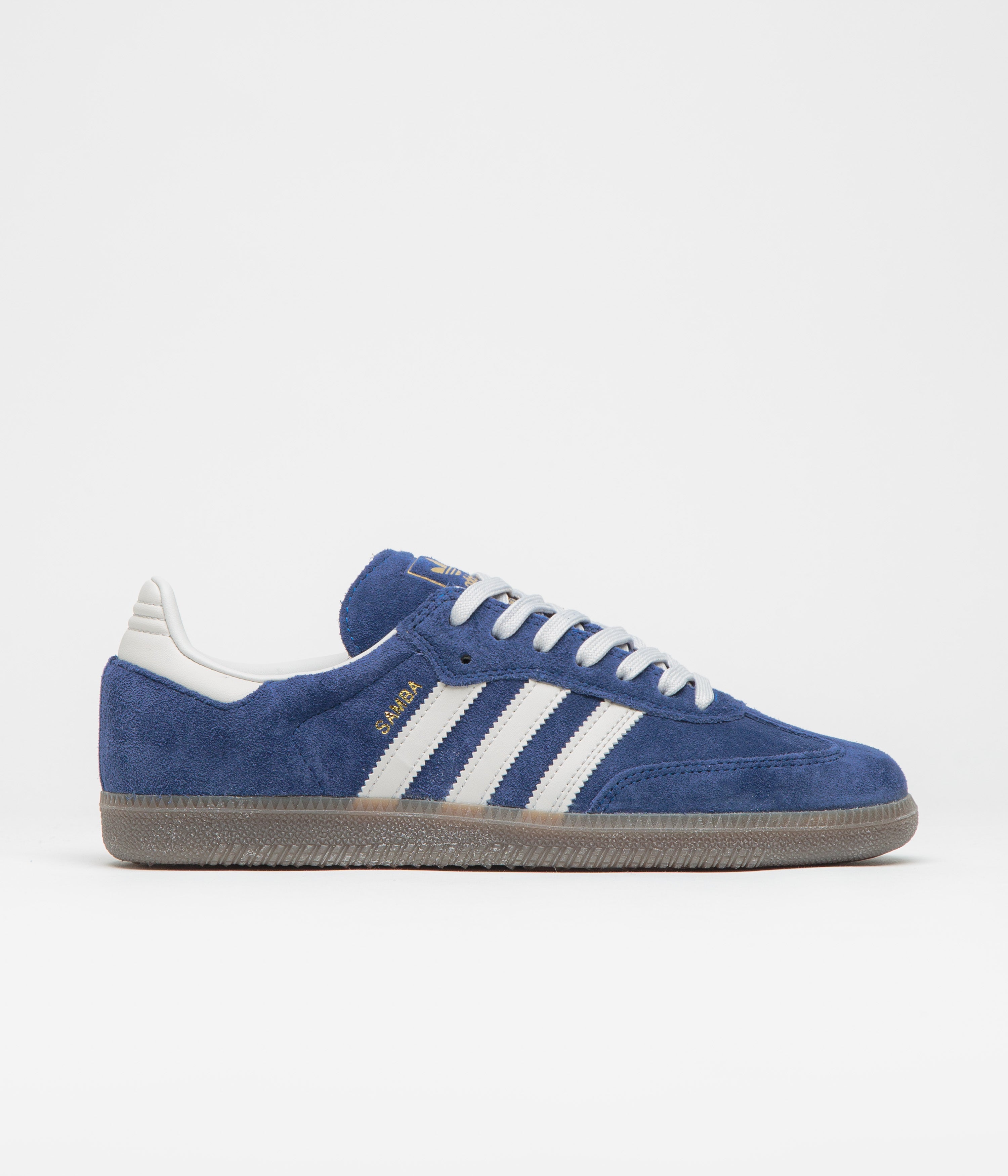 Adidas Samba ADV Shoes in Dark Blue and Grey One / Gum5