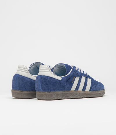 Adidas Samba ADV Shoes in Dark Blue and Grey One / Gum5