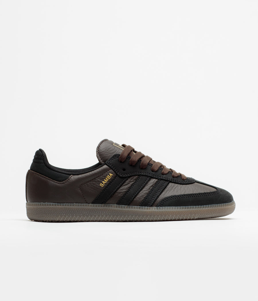 Adidas Samba ADV Shoes - Dark Brown / Core Black / Gum5