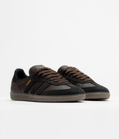 Adidas Samba ADV Shoes - Dark Brown / Core Black / Gum5