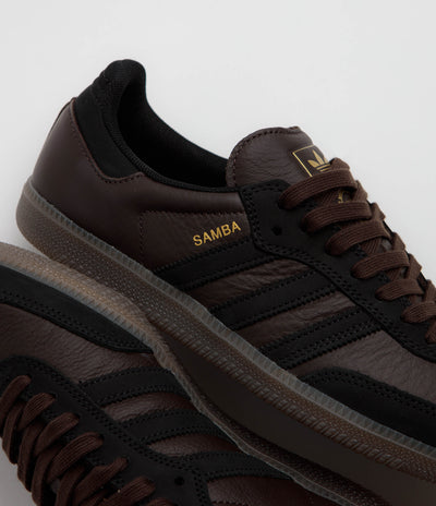 Adidas Samba ADV Shoes - Dark Brown / Core Black / Gum5
