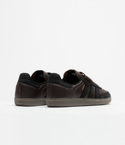 Adidas Samba ADV Shoes - Dark Brown / Core Black / Gum5