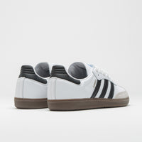 Adidas Samba ADV Shoes in FTWR White and Core Black / Gum5 thumbnail