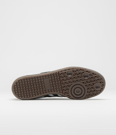 Adidas Samba ADV Shoes in FTWR White and Core Black / Gum5