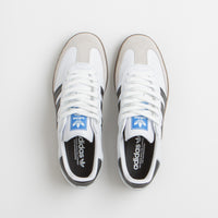 Adidas Samba ADV Shoes in FTWR White and Core Black / Gum5 thumbnail