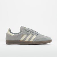 Adidas Samba ADV Shoes in Grey Four and Cream White / Grey Three thumbnail
