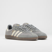Adidas Samba ADV Shoes in Grey Four and Cream White / Grey Three thumbnail