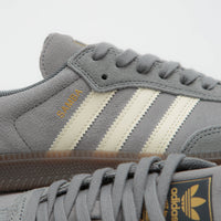 Adidas Samba ADV Shoes in Grey Four and Cream White / Grey Three thumbnail