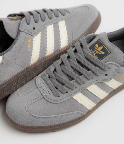 Adidas Samba ADV Shoes - Grey Four / Cream White / Grey Three