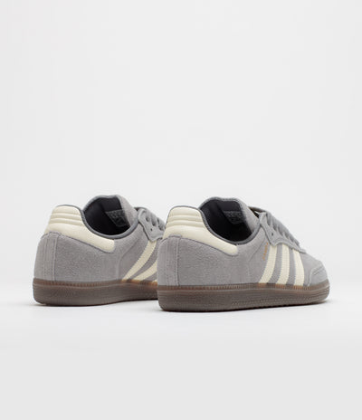 Adidas Samba ADV Shoes - Grey Four / Cream White / Grey Three