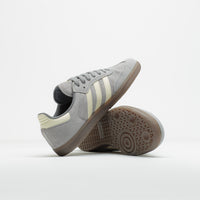 Adidas Samba ADV Shoes in Grey Four and Cream White / Grey Three thumbnail