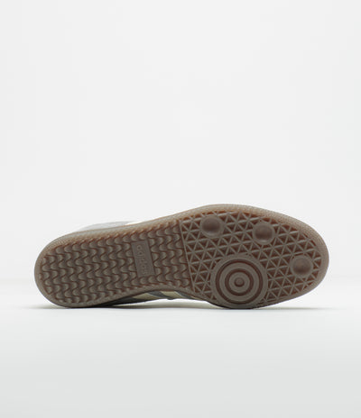 Adidas Samba ADV Shoes in Grey Four and Cream White / Grey Three
