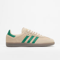 Adidas Samba ADV Shoes - Sand Strata / Court Green / Gum4 thumbnail
