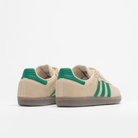 Adidas Samba ADV Shoes - Sand Strata / Court Green / Gum4 thumbnail