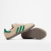 Adidas Samba ADV Shoes - Sand Strata / Court Green / Gum4 thumbnail