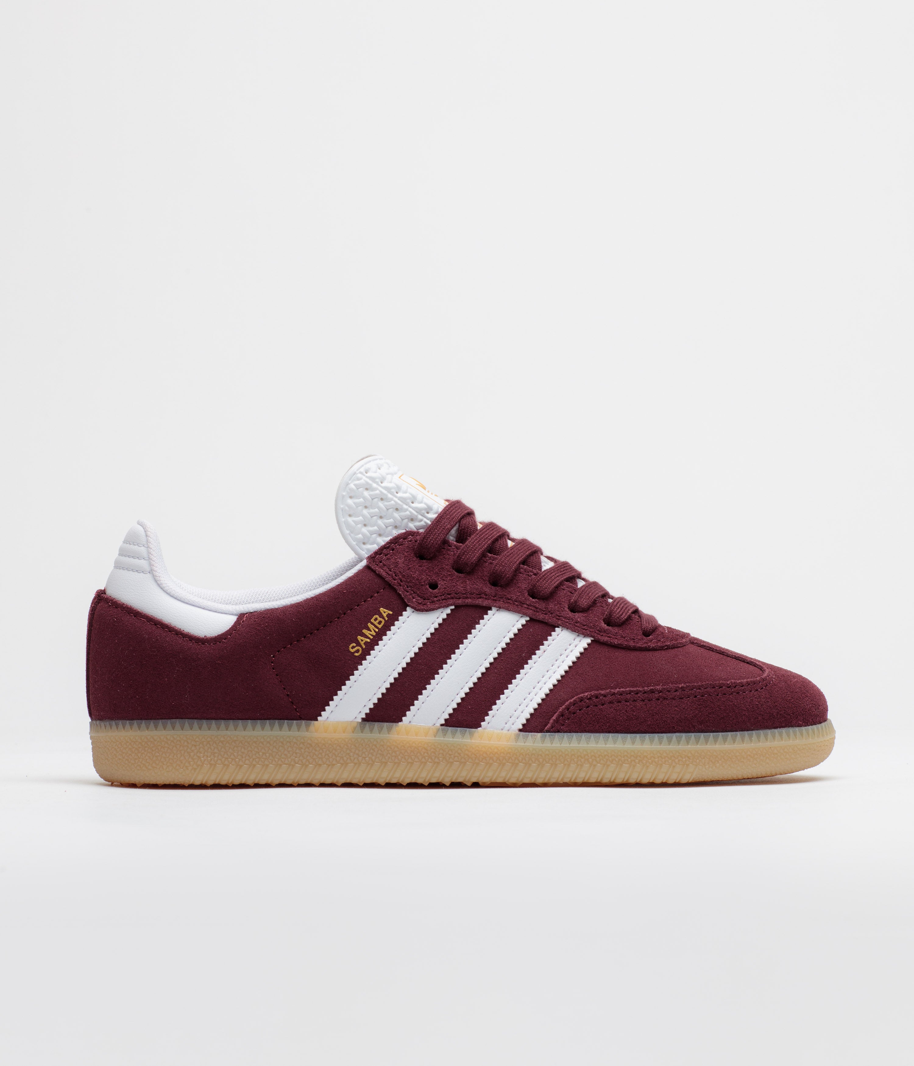 Adidas Samba ADV Shoes - Shadow Red / FTWR White / Maroon